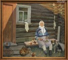 Рудольф Соснин. Деревенская пастораль. 2017. Холст, масло
