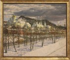 Рудольф Соснин. Зима на улице Черниговской. 2013. Холст, масло
