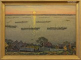Рудольф Соснин. На Волге. 2016. ДВП, масло