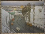 Рудольф Соснин. Первый снег на Похвалинском. 2017. Холст, масло