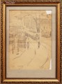  Рудольф Соснин. Черный пруд. 1960. Бумага, карандаш