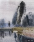 Александр Терентьев. Этюд. Бумага, акварель. 2014 г. Фото Татьяны Шепелевой