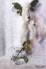 Александр Терентьев. Ветка черемухи. Бумага, акварель. 2012 г. Фото Татьяны Шепелевой