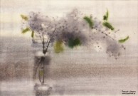 Александр Терентьев. Ветка вишни. Бумага, акварель. 2013 г. Фото Татьяны Шепелевой