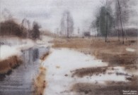 Александр Терентьев. Ранняя весна. Бумага, акварель. 2015 г. Фото Татьяны Шепелевой