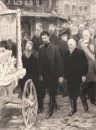 Кукрыниксы. Иллюстрации к роману М. Горького ''Фома Гордеев''. Похороны Игната. Фоторепродукция Татьяны Шепелевой
