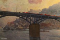 Мартынов В.Л. (1888 - 1971). Проект памятника Горькому. 1937 год. Холст, масло. Фрагмент. Фоторепродукция Татьяны Шепелевой