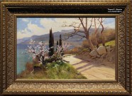 М.А. Алисов (1859-1933). Крымский пейзаж. 1915 г. Фоторепродукция Татьяны Шепелевой