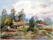 Валерий Хазов. Окраина села Чиресь. 2013. Фоторепродукция Татьяны Шепелевой