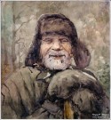 Валерий Хазов. Портрет Ивана Васильевича Киреева, потомка А.С. Пушкина. 2010. Фоторепродукция Татьяны Шепелевой