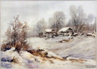 Валерий Хазов. Под зимним покровом. 2010. Фоторепродукция Татьяны Шепелевой