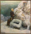 Сергей Родионов. Зимний колодец. Холст, масло. Фоторепродукция Татьяны Шепелевой
