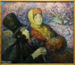 Сергей Родионов. Красный март. Пушкин. Холст, масло. Фоторепродукция Татьяны Шепелевой