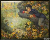 Сергей Родионов. Смуглый отрок. Холст, масло. Фоторепродукция Татьяны Шепелевой
