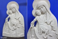 Алексей Леонов. Богородица Киккская. Шамот. Фоторепродукция Татьяны Шепелевой