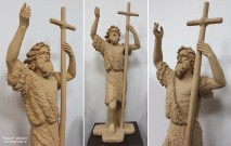 Алексей Леонов. Иоанн Креститель. Шамот. Фоторепродукция Татьяны Шепелевой