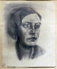 Василий Маслов. Портрет девушки. Серия «Ударники труда». 1934. Бумага, карандаш, сангина. Из собрания НГХМ. Фоторепродукция Татьяны Шепелевой