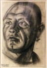Василий Маслов. Портрет рабочего. 1930-е. Бумага, карандаш. Из собрания НГХМ. Фоторепродукция Татьяны Шепелевой