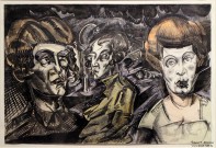 Василий Маслов. Ночь. 1930-е. Бумага, тушь. Из собрания НГХМ. Фоторепродукция Татьяны Шепелевой
