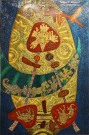 Марина Полякова. Звуки Африки. 2010. Холст, темпера. Фоторепродукция Татьяны Шепелевой