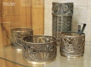Подстаканники и стакан для письменных принадлежностей. Фото Татьяны Шепелевой. 2016 год