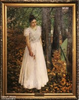 Коровин К.А. (1861 - 1939). Осень. 1891. Холст, масло. НГХМ. Фоторепродукция Татьяны Шепелевой