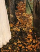 Коровин К.А. (1861 - 1939). Осень. Фрагмент. 1891. Холст, масло. НГХМ. Фоторепродукция Татьяны Шепелевой