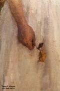 Коровин К.А. (1861 - 1939). Осень. Фрагмент. 1891. Холст, масло. НГХМ. Фоторепродукция Татьяны Шепелевой