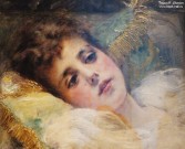 К.Е. Маковский (1839 – 1915). Девушка. Фрагмент. 1900-е. Собрание А.Н. Жилина (Москва). Фоторепродукция Татьяны Шепелевой К.Е. Маковский (1839 – 1915). Девушка. Фрагмент. 1900-е. Собрание А.Н. Жилина (Москва). Фоторепродукция Татьяны Шепелевой
