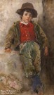 К.Е. Маковский (1839 – 1915). Итальянский мальчик. Фрагмент. 1904. СОХМ. Фоторепродукция Татьяны Шепелевой К.Е. Маковский (1839 – 1915). Итальянский мальчик. Фрагмент. 1904. СОХМ. Фоторепродукция Татьяны Шепелевой
