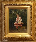 В.Е. Маковский (1846 – 1920). Лёля (Портрет дочери Елены). 1881. Собрание А.Н. Жилина (Москва). Фоторепродукция Татьяны Шепелевой В.Е. Маковский (1846 – 1920). Лёля (Портрет дочери Елены). 1881. Собрание А.Н. Жилина (Москва). Фоторепродукция Татьяны Шепелевой