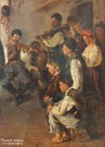 В.Е. Маковский (1846 – 1920). Девичник. Фрагмент. 1885. Вариант-повторение одноименной картины (1882, Национальный музей «Киевская картинная галерея»). Собрание А.Н. Жилина (Москва). Фоторепродукция Татьяны Шепелевой В.Е. Маковский (1846 – 1920). Девичник. Фрагмент. 1885. Вариант-повторение одноименной картины (1882, Национальный музей «Киевская картинная галерея»). Собрание А.Н. Жилина (Москва). Фоторепродукция Татьяны Шепелевой