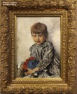 В.Е. Маковский (1846 – 1920). Девочка с куклой. 1911. Собрание А.Н. Жилина (Москва). Фоторепродукция Татьяны Шепелевой В.Е. Маковский (1846 – 1920). Девочка с куклой. 1911. Собрание А.Н. Жилина (Москва). Фоторепродукция Татьяны Шепелевой