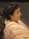 В.Е. Маковский (1846 – 1920). Портрет неизвестной в полосатой шали. 1902. Собрание А.Н. Жилина (Москва). Фоторепродукция Татьяны Шепелевой В.Е. Маковский (1846 – 1920). Портрет неизвестной в полосатой шали. 1902. Собрание А.Н. Жилина (Москва). Фоторепродукция Татьяны Шепелевой