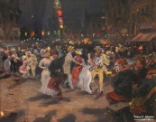 В.Е. Маковский (1846 – 1920). Народное гуляние в день взятия Бастилии. Фрагмент. 1909. Собрание А.Н. Жилина (Москва). Фоторепродукция Татьяны Шепелевой В.Е. Маковский (1846 – 1920). Народное гуляние в день взятия Бастилии. Фрагмент. 1909. Собрание А.Н. Жилина (Москва). Фоторепродукция Татьяны Шепелевой