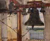 А.В. Маковский (1869 – 1924). На колокольне Антониево-Сийского монастыря. Фрагмент. 1912. НГХМ. Фоторепродукция Татьяны Шепелевой