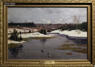 А.В. Маковский (1869 – 1924). Ранняя весна. 1893. НГХМ. Фоторепродукция Татьяны Шепелевой