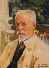 А.В. Маковский (1869 – 1924). Портрет отца – художника В.Е. Маковского. Фрагмент. 1921. Собрание А.Н. Жилина (Москва). Фоторепродукция Татьяны Шепелевой