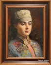 К.Е. Маковский (1839 – 1915). Боярышня. Конец 1897. НГХМ . Фоторепродукция Татьяны Шепелевой