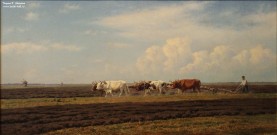 Клодт М.К. (1832 – 1902). Осенняя пахота в Малороссии. 1876. НГХМ. Фоторепродукция Татьяны Шепелевой