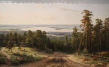 Шишкин И.И. (1832 – 1898). Кама близ Елабуги. 1895. НГХМ. Фоторепродукция Татьяны Шепелевой