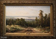 Шишкин И.И. (1832 – 1898). Кама близ Елабуги. 1895. НГХМ. Фоторепродукция Татьяны Шепелевой