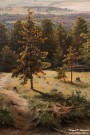 Шишкин И.И. (1832 – 1898). Кама близ Елабуги. Фрагмент. 1895. НГХМ. Фоторепродукция Татьяны Шепелевой