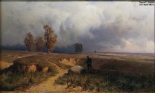Васильев Ф.А. (1850 – 1873). Перед грозой. НГХМ. Фоторепродукция Татьяны Шепелевой