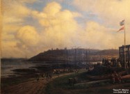 Боголюбов А.П. (1824 – 1890). Нижегородская ярмарка. Колокольный ряд. Фрагмент. 1862. НГХМ. Фоторепродукция Татьяны Шепелевой