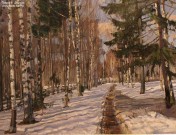 Жуковский С.Ю. (1875 – 1944). Весна. Фрагмент. 1913. НГХМ. Фоторепродукция Татьяны Шепелевой