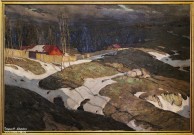 Колесников С.Ф. (1879 – 1955) Вечереет. 1906. НГХМ. Фоторепродукция Татьяны Шепелевой