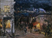 Коровин К.А. (1861 – 1939). Ялта ночью. 1905. НГХМ. Фоторепродукция Татьяны Шепелевой