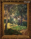Мамонтов М.А. (1865 – 1920). В саду. 1900-1910. НГХМ. Фоторепродукция Татьяны Шепелевой