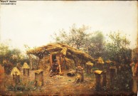 Похитонов И.П. (1850 – 1923). Пасека. 1882. НГХМ. Фоторепродукция Татьяны Шепелевой